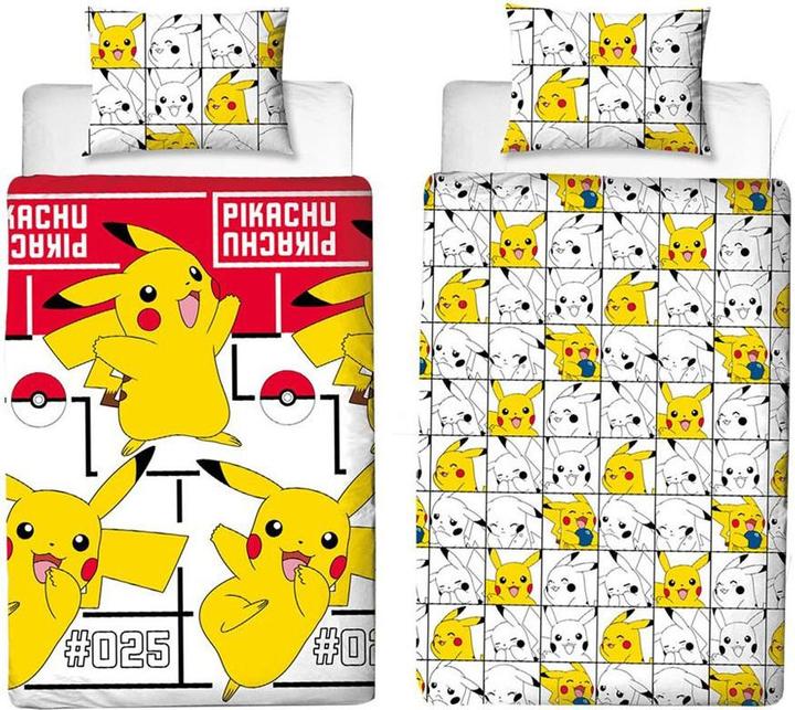 Pokemon Pikachu Icon Housse de couette, 140 x 200 cm