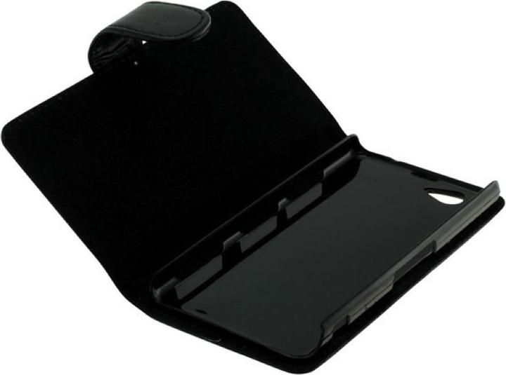 Produktbild König Design Tasche für Sony Xperia Z1 mini / Compact Bookstyle schwarz (Sony Xperia XZ1 Mini)