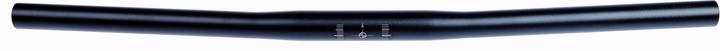 Bike Attitude Handlebar MTB Flat 58 cm 25.4 mm aluminium black (25.40 mm)