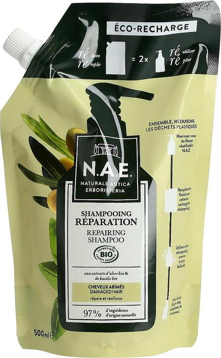Produktbild N.A.E. Shampoo & Treat Repairing Refill 500 ml (500 ml, Flüssiges Shampoo)