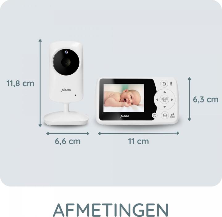 Produktbild Alecto Babyüberwachungsgerät mit Kamera (Babyphone mit Kamera, 300 m)