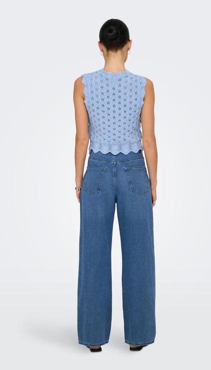 Actual product image Only Regular fit Round neck Tote bag Knitted top (XL)