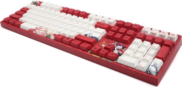 Actual product image Varmilo VEA108 Koi Gaming Keyboard, MX-Brown, white LED - US Layout (US, Cable)