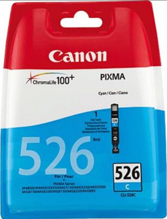 Actual product image Canon CLI-526 C BLISTER W/SEC (C)