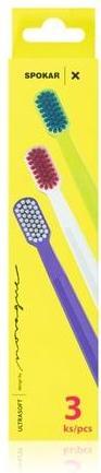 Image du produit Spokar Brosse à dents ultra-douce 3 pièces (Ultra doux, 3 x)