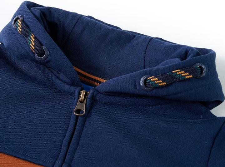 Immagine prodotto VidaXL Maglia con cappuccio per bambini con zip 116,Materiale (116)
