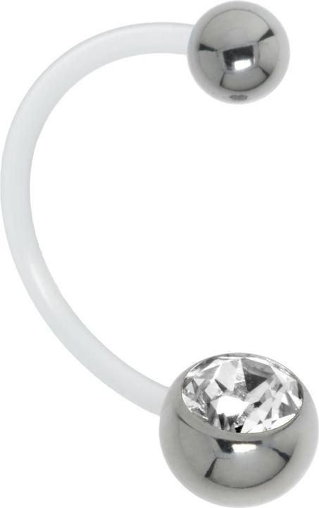 Bijouteria Schwangerschaftspiercing (Bioplast, Edelstahl, Kristall)