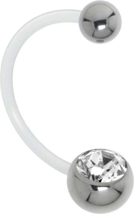 Bijouteria Schwangerschaftspiercing (Bioplast, Edelstahl, Kristall)
