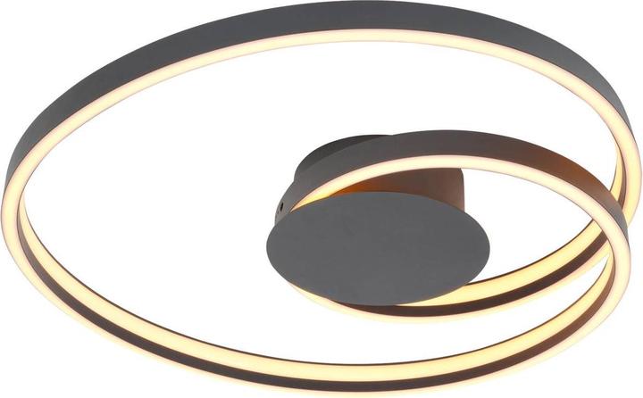 Produktbild Lindby Erlinik LED-Deckenleuchte, stepdim, schwarz (2200 lm)