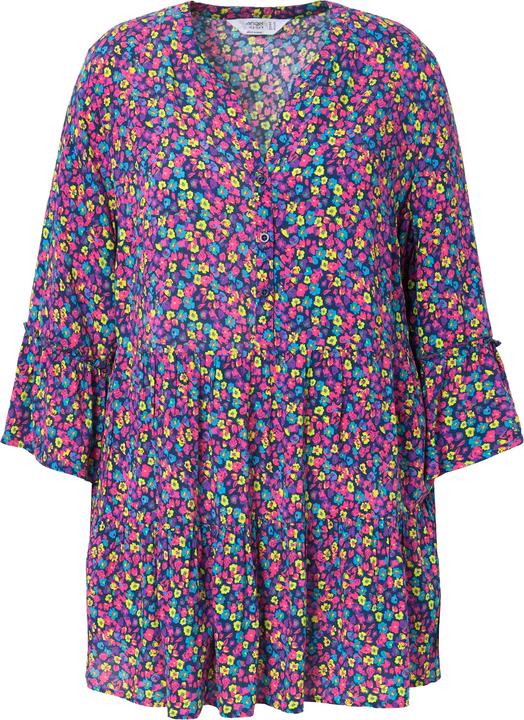 Produktbild Angel of Style Tunikabluse, Alloverdruck, Tunika-Ausschnitt, 3/4-Ärmel (44)