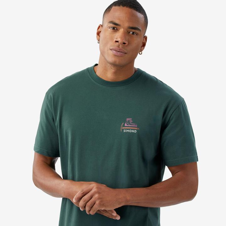 Actual product image Simond Herren Kletter-T-Shirt strapazierfähig - Vertika grün (XL)