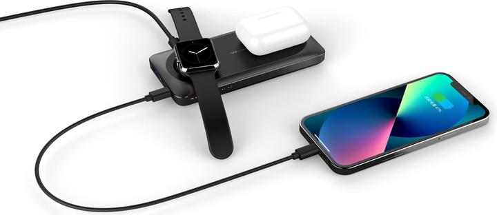Actual product image Veger MagMuti VG-W1156 1000mAh powerbank Magnetic Wireless for iPod, iWatch, iPhone (10000 mAh, 22.50 W, 38.50 Wh)