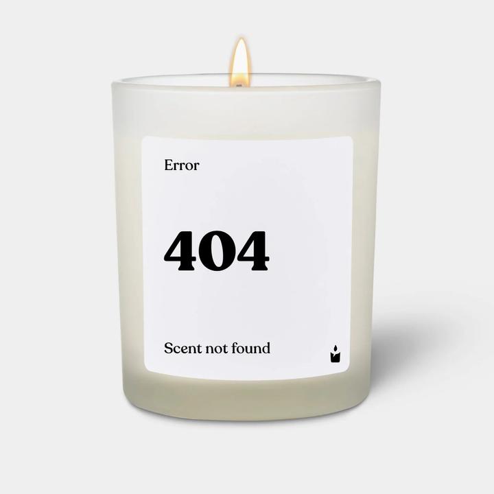 Produktbild Chatty Candles Duftkerze Woody Error 404 Scent not found
