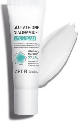 Immagine prodotto Aplb Glutathione Niacinamide Eye Cream Lipo Gluta Niac 27.4% 0.68 (Crema per la cura degli occhi, 0.68 ml, Giorno + Notte)