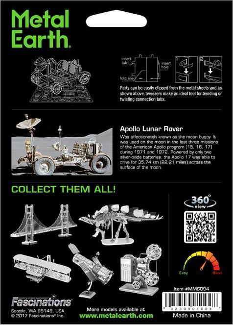 Actual product image Metal Earth Apollo Lunar Rover, Model Making