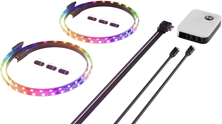 Produktbild Hyte Ls30 RGB Light Strips Blk 2pk + Np (Blau, Grün, Rot)