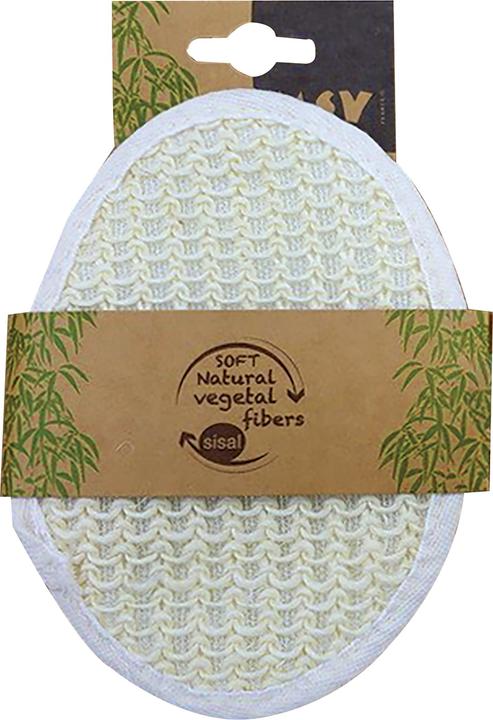 Produktbild MSV Peelingschwamm aus Sisal 20 x 13.5 cm, Weiss