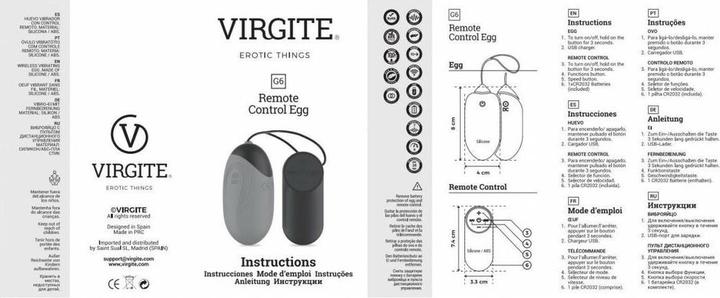 Image du produit Virgite Remote Control Egg G6
