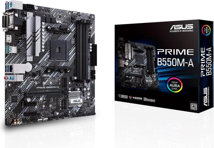 Productafbeelding ASUS PRIME B550M-A (AM4, AMD B550, mATX)