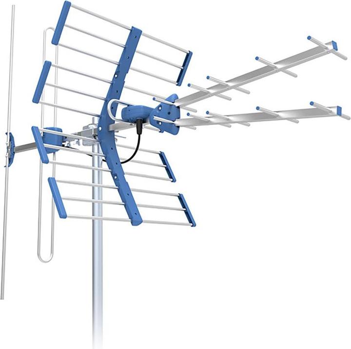 Actual product image Telkom Telmor Antena TV DVB-T/T2 VHF/UHF TT W21 Gold COMBO 5G Protected