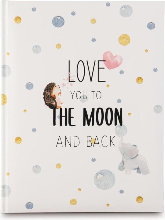 Actual product image Hama Baby diary "To The Moon", 22x29 cm, 46 illustrated pages