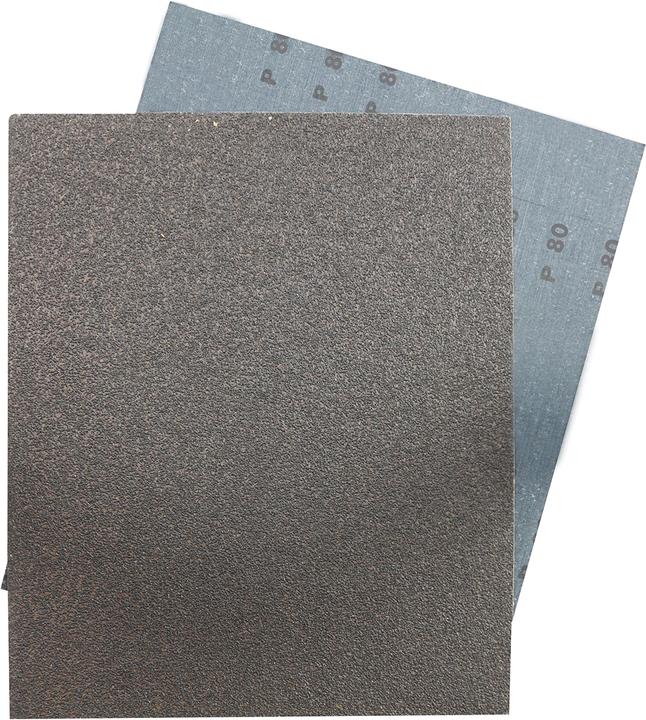 Produktbild RS PRO Schmirgelpapier P80 (Grob), Aluminiumoxid, 25 Stück (P80)