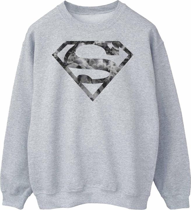 Produktbild Superman Mens Marble Effect Logo Sweatshirt (L)