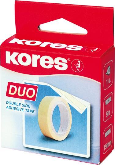 Produktbild Kores Duo Double Side Tape (15mmx5m) (15 mm)