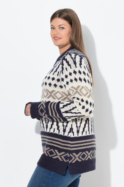 Produktbild Laurasøn Strickpullover, Troyerkragen, Langarm (42)