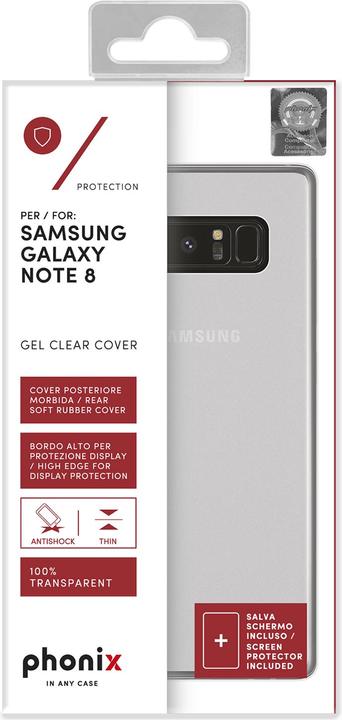 Produktbild Phonix Mobile Gel Clear Cover (Samsung Galaxy Note 8)