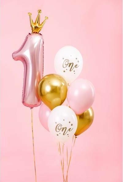 Produktbild Partydeco Ballons zum 1. Geburtstag "One (50 x)