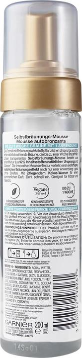 Image du produit Garnier Ambre Solaire Natural Bronzer (Mousse autobronzante, 200 ml)