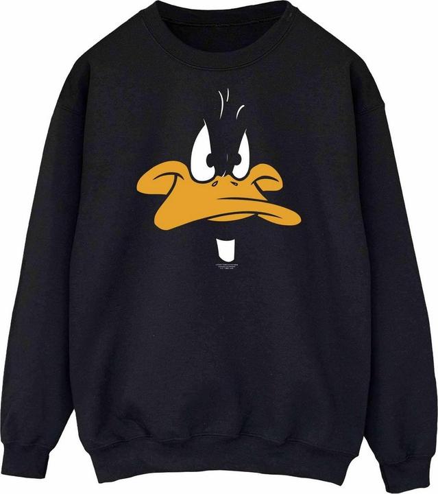 Image du produit Looney Tunes Femmes/Dadies Daffy Duck Face Sweatshirt (XXL)