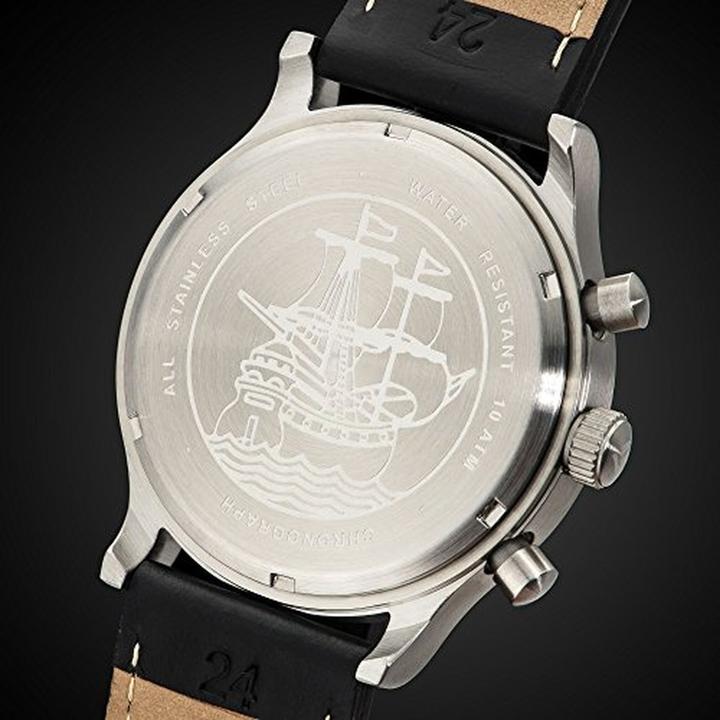 Actual product image Gigandet Pilot Chronograph with Stop Function, Date Display, and 100m Water Resistance (Chronograph)