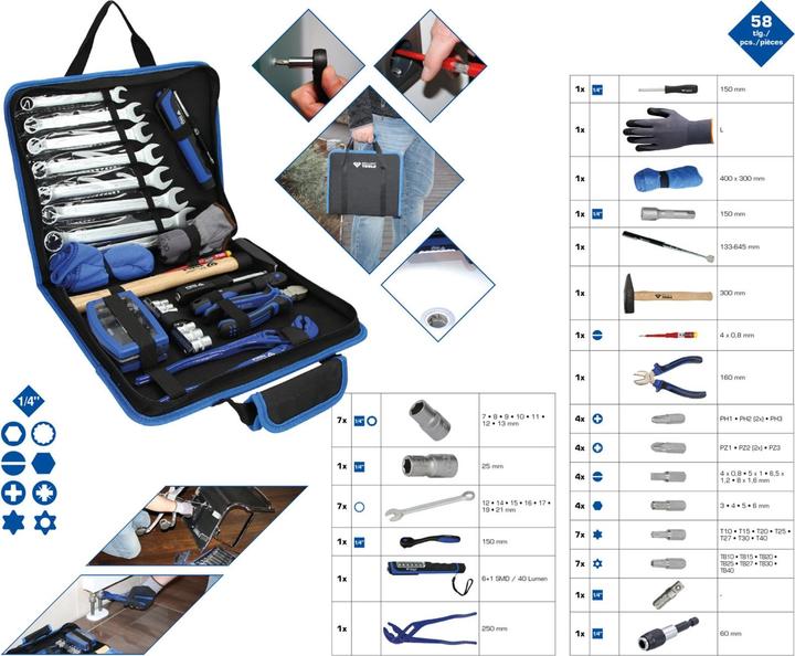 Actual product image Brilliant Tools BT024064 (58 pieces)
