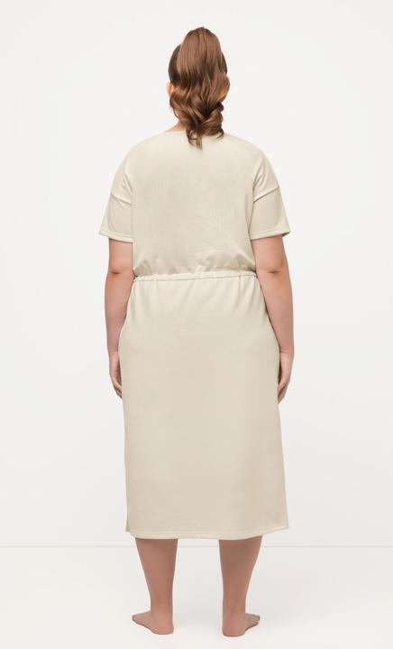 Immagine prodotto Ulla Popken Abito loungewear in felpa dal taglio oversize con scollo a girocollo e mezze maniche (46, 48)