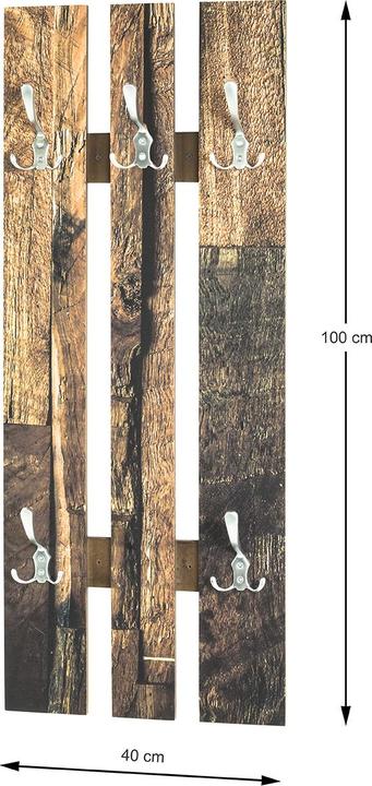 Actual product image HAKU Möbel Wall coat rack