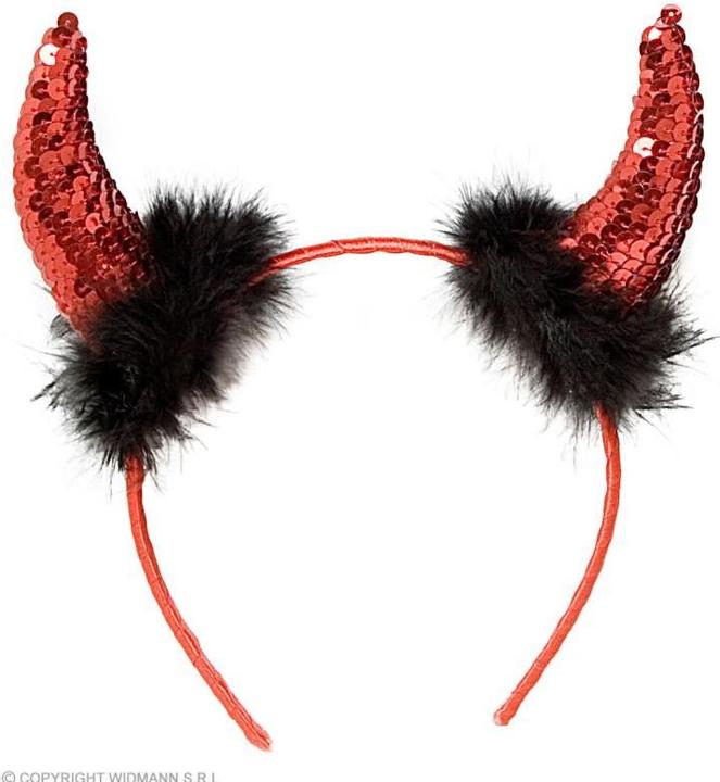 Actual product image Widmann Devil with sequins