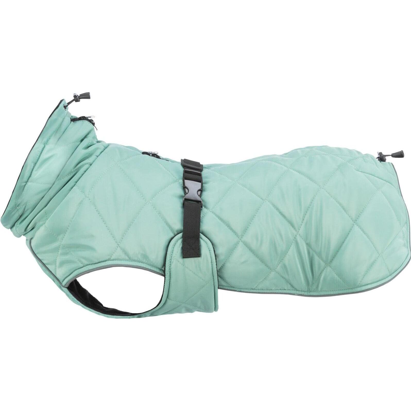 Trixie Mantel CityStyle Oslo, recycelt, S, 33 cm, Jade (S, Hundemantel), Hundebekleidung