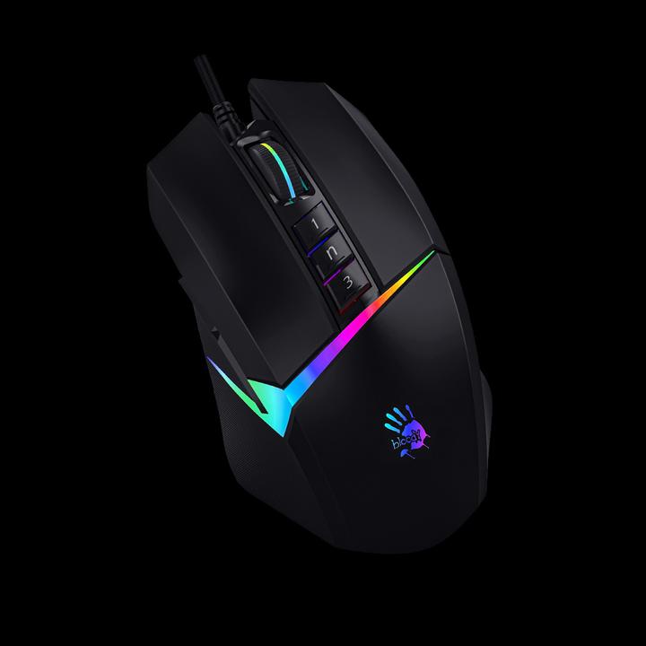 Actual product image Bloody W60 Max Maus Beidhändig USB Typ-A 10000 DPI (Cable)