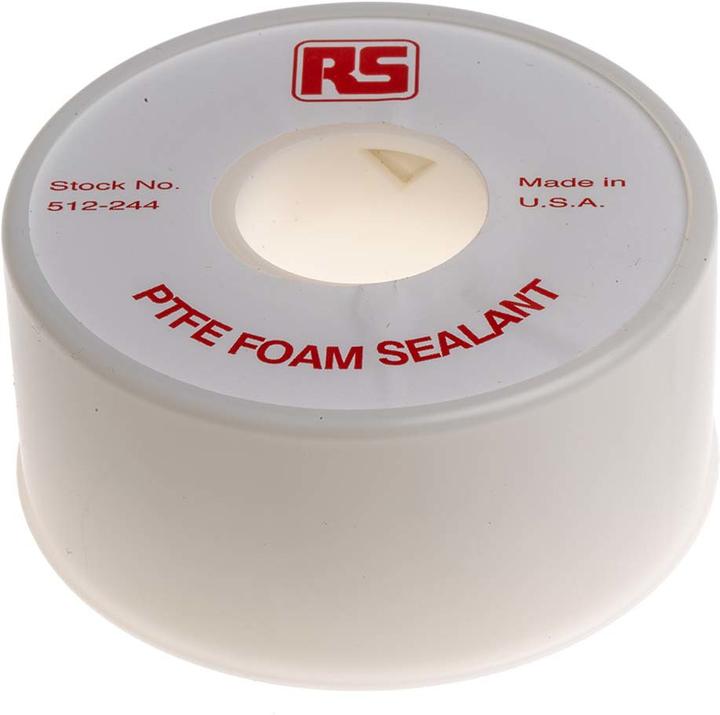Image du produit Rs Pro Ruban PTFE blanc, 2.5mm x 7mm, longueur 2m, -196°C +260°C (7 mm)