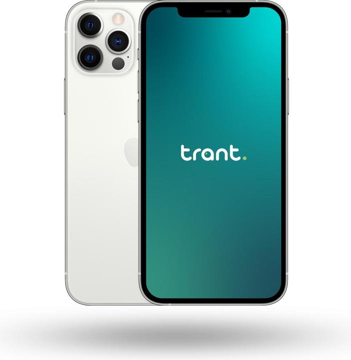 Produktbild Trant.ch iPhone 12 Pro (128 GB, Silver, 6.10", SIM + eSIM, B / Sehr gut)