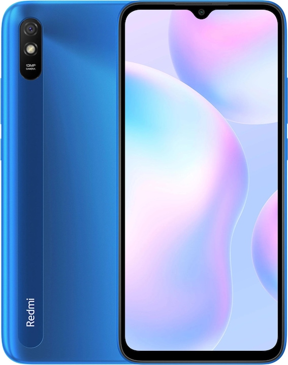Xiaomi Redmi 9A (32 GB, glacial blue, 6.53", Dual SIM, 13 Mpx, 4G)