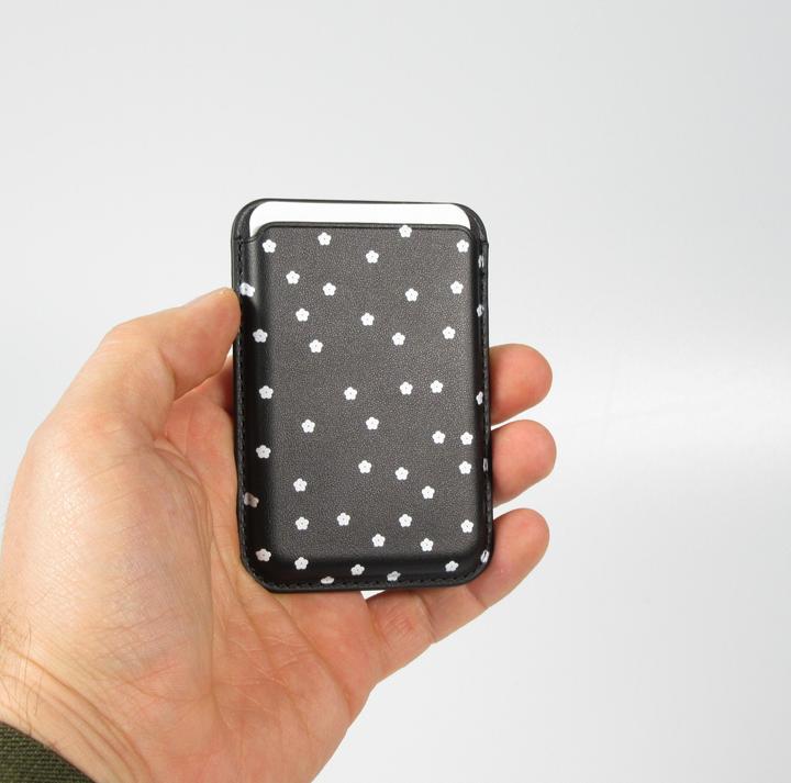 Produktbild PhoneLook Premium magnetischer Kartenhalter mit starker Haftung Kompatibel mit Apple MagSafe Design nr 3 (Apple iPhone X)