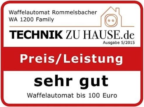 Actual product image Rommelsbacher Wa 1200