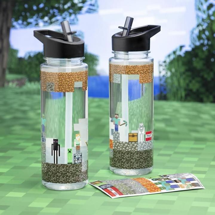 Image du produit Minecraft Bouteille d'eau et set d'autocollants