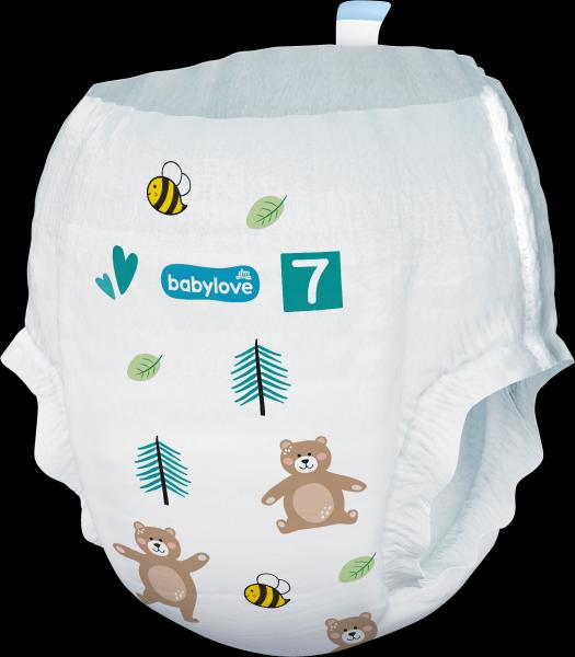 Actual product image dm babylove Baby Pants Premium (Size 7, Pack, 18 Piece)