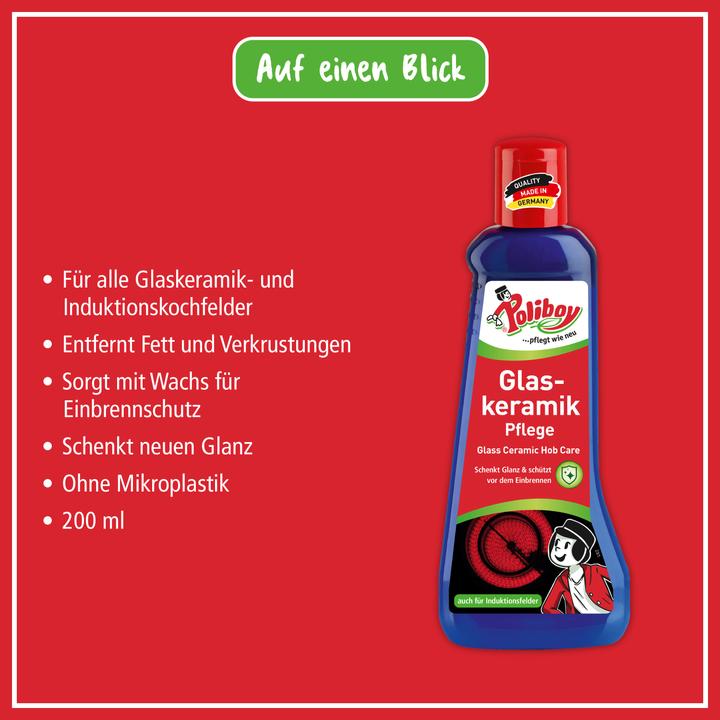 Actual product image Poliboy Glass Ceramic Care 200 ml (200 ml)