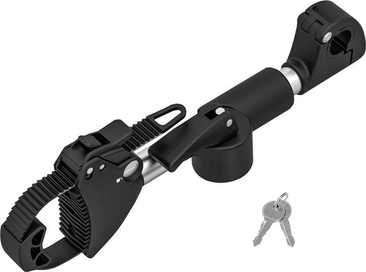 Eufab Verstellbarer Strap-Rahmenhalter 27cm (Black)