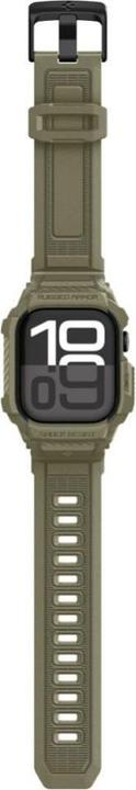 Produktbild Spigen - Rugged Armor Pro V2 - Apple Watch 10 46mm - Vintage Khaki (Silicone, TPU)